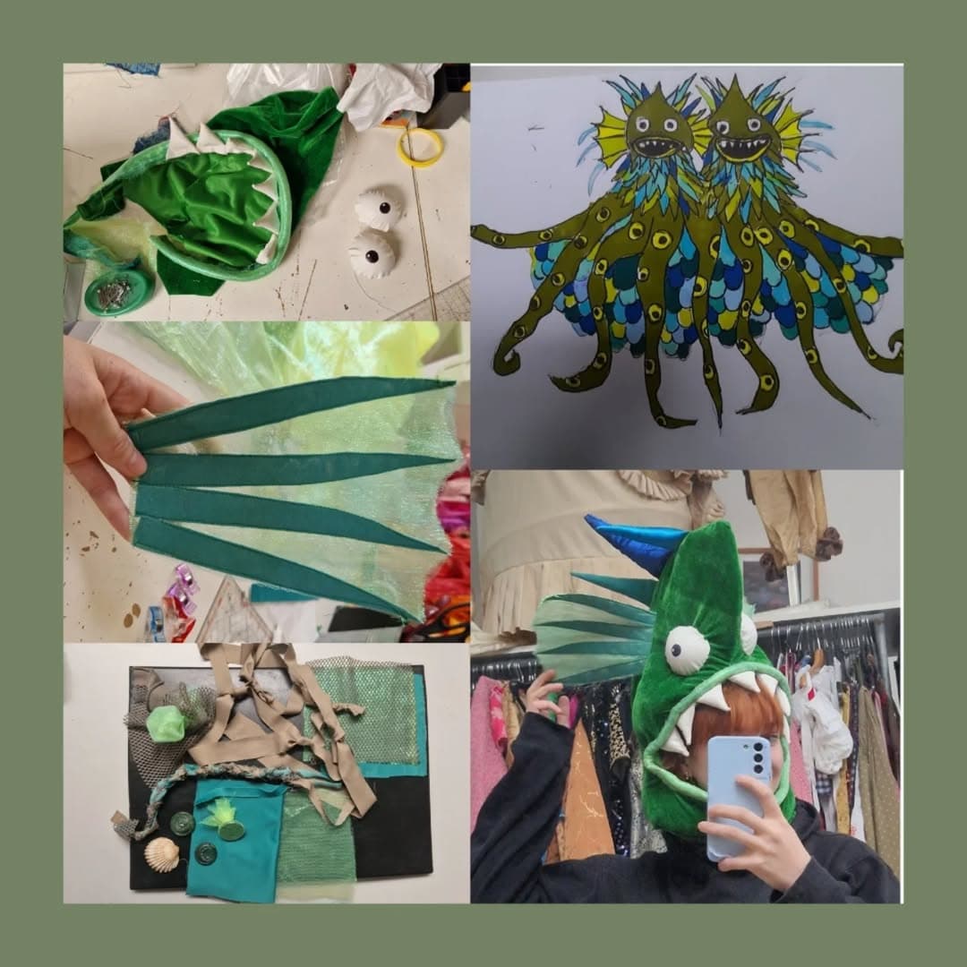 Zeemonster kostuum 1
